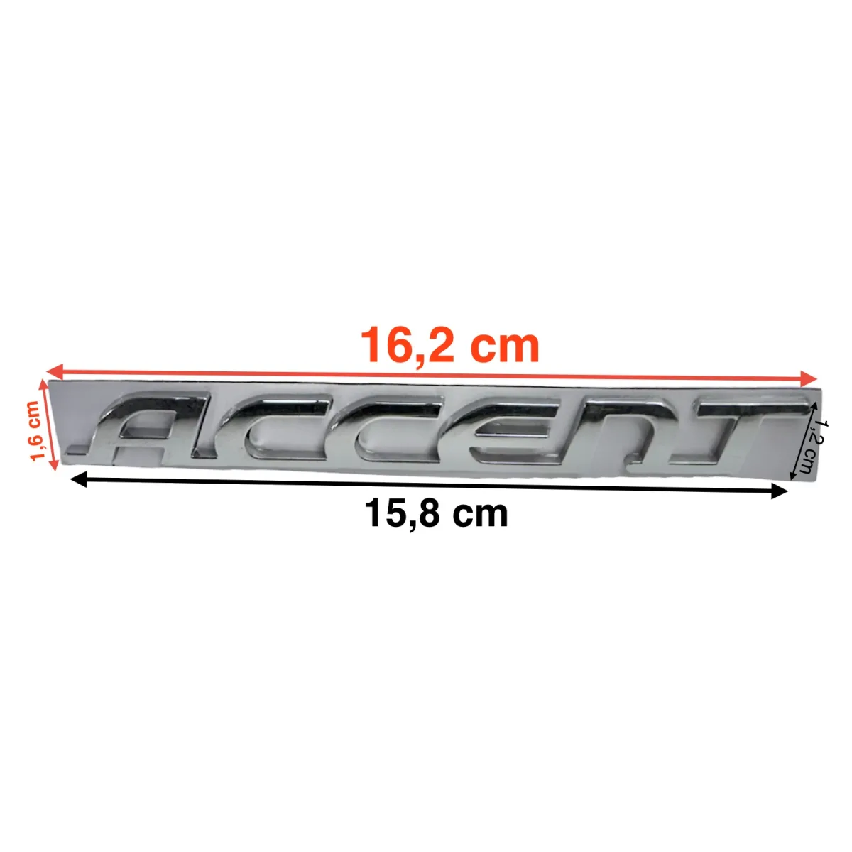 BAGAJ KROM ACCENT 06-18 ARKA (ACCENT YAZISI)